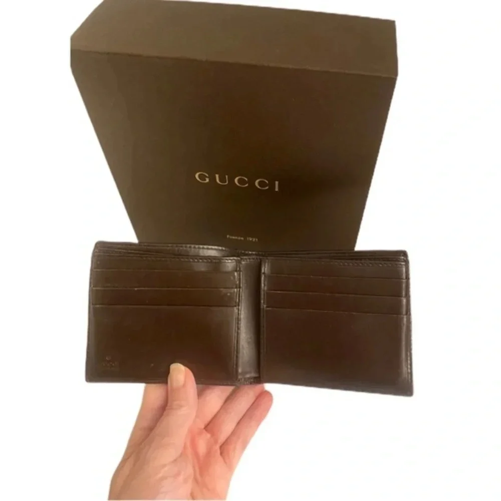 GUCCI Canvas GG Bifold Wallet